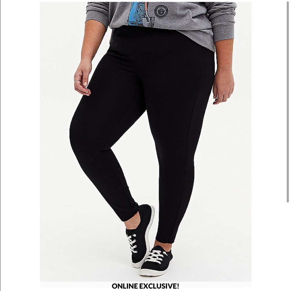 Torrid Black Studio Pixie Ponte Pant